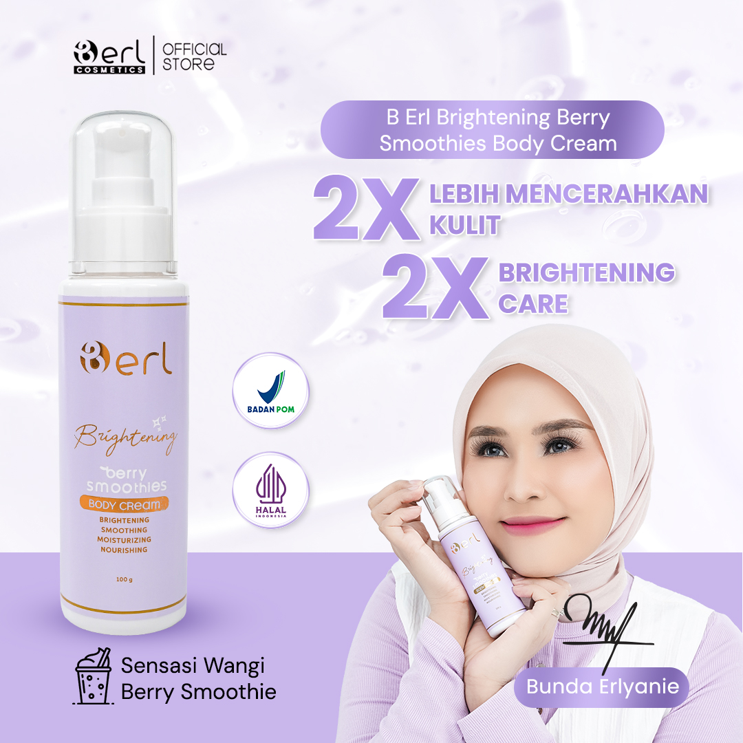B ERL BRIGHTENING BERRY SMOOTHIES BODY CREAM