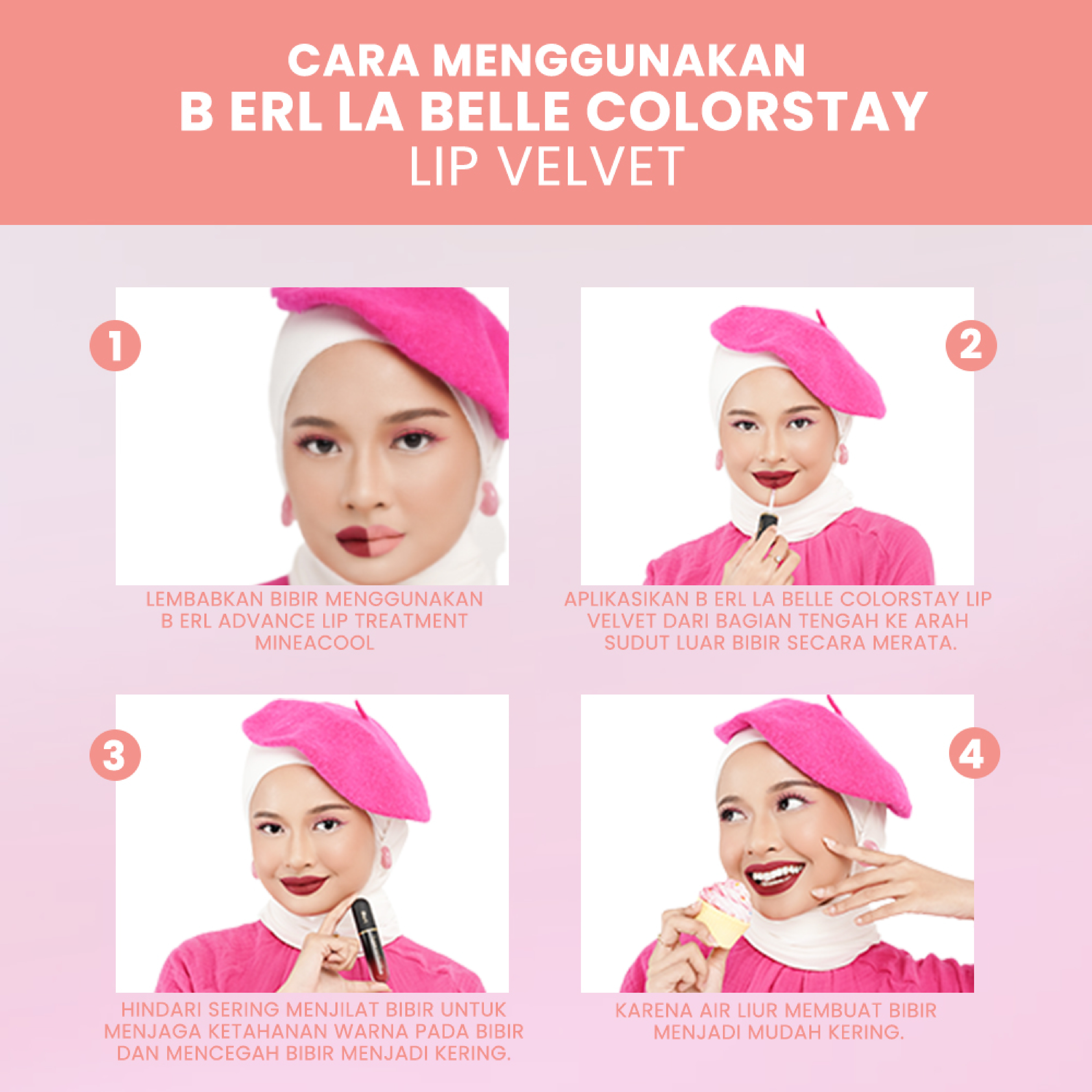 B ERL LA BELLE COLORSTAY LIP VELVET ELSA