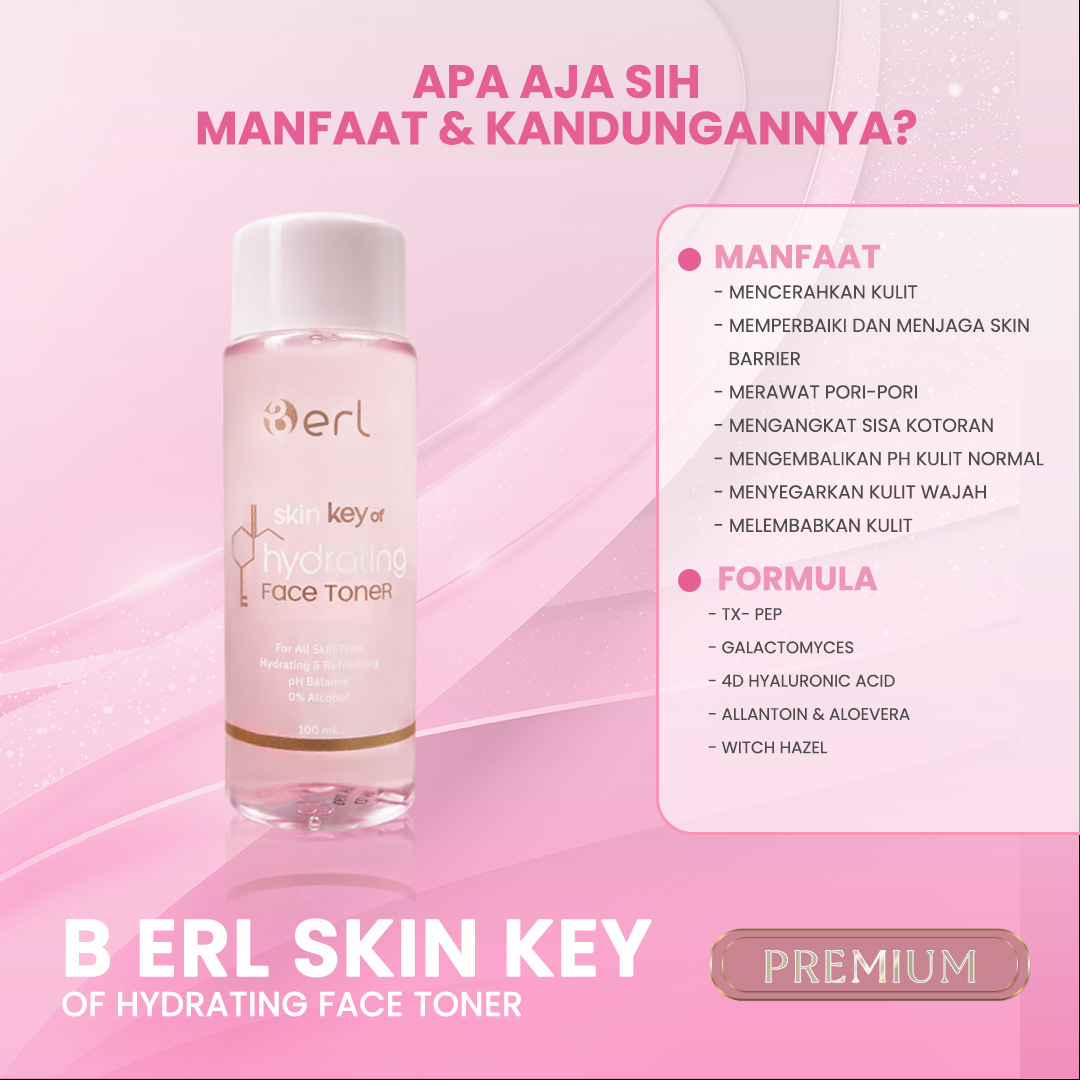 B ERL SKIN KEY OF HYDRATING FACE TONER
