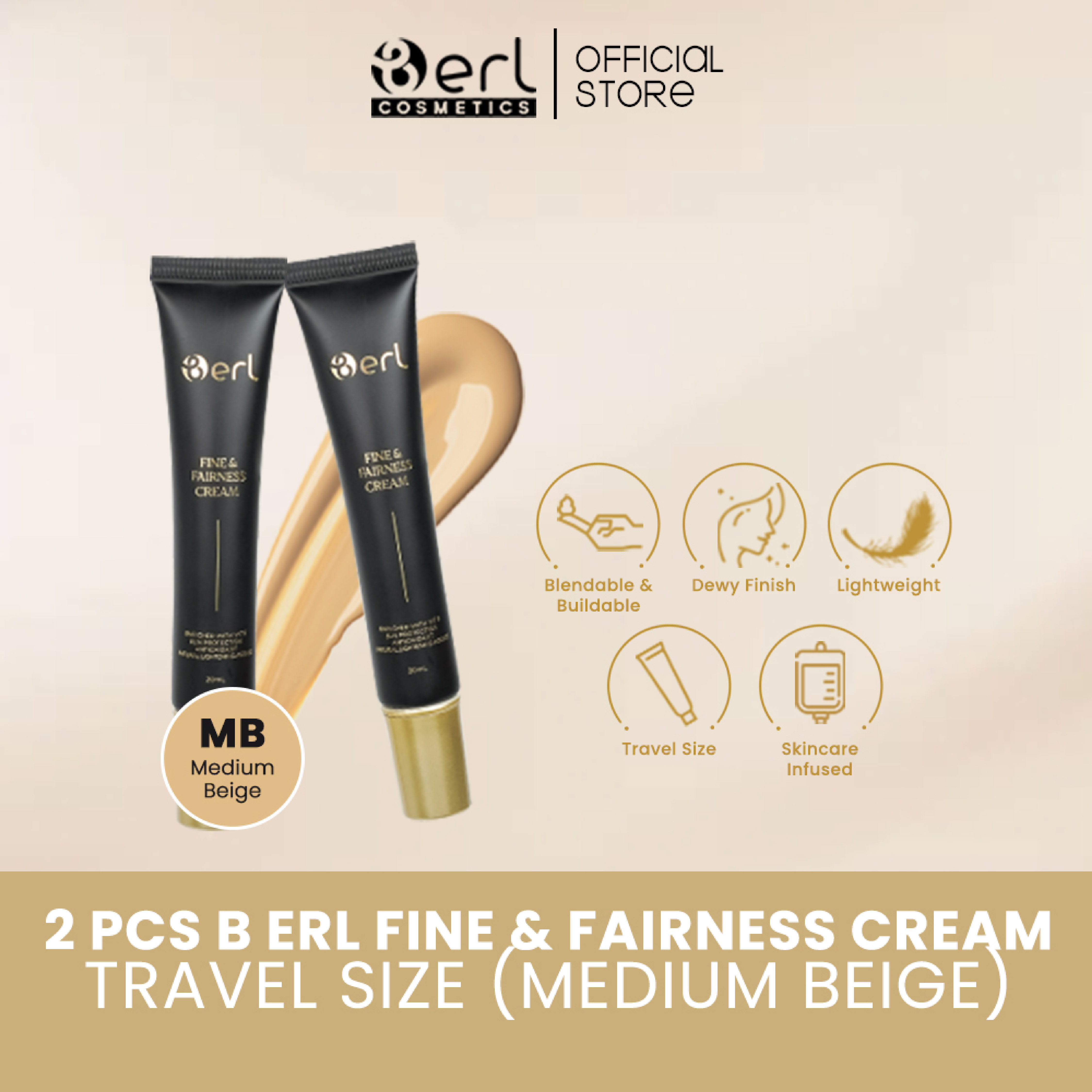 BUNDLING FFC (MEDIUM BEIGE) TRAVEL SIZE 20 ML