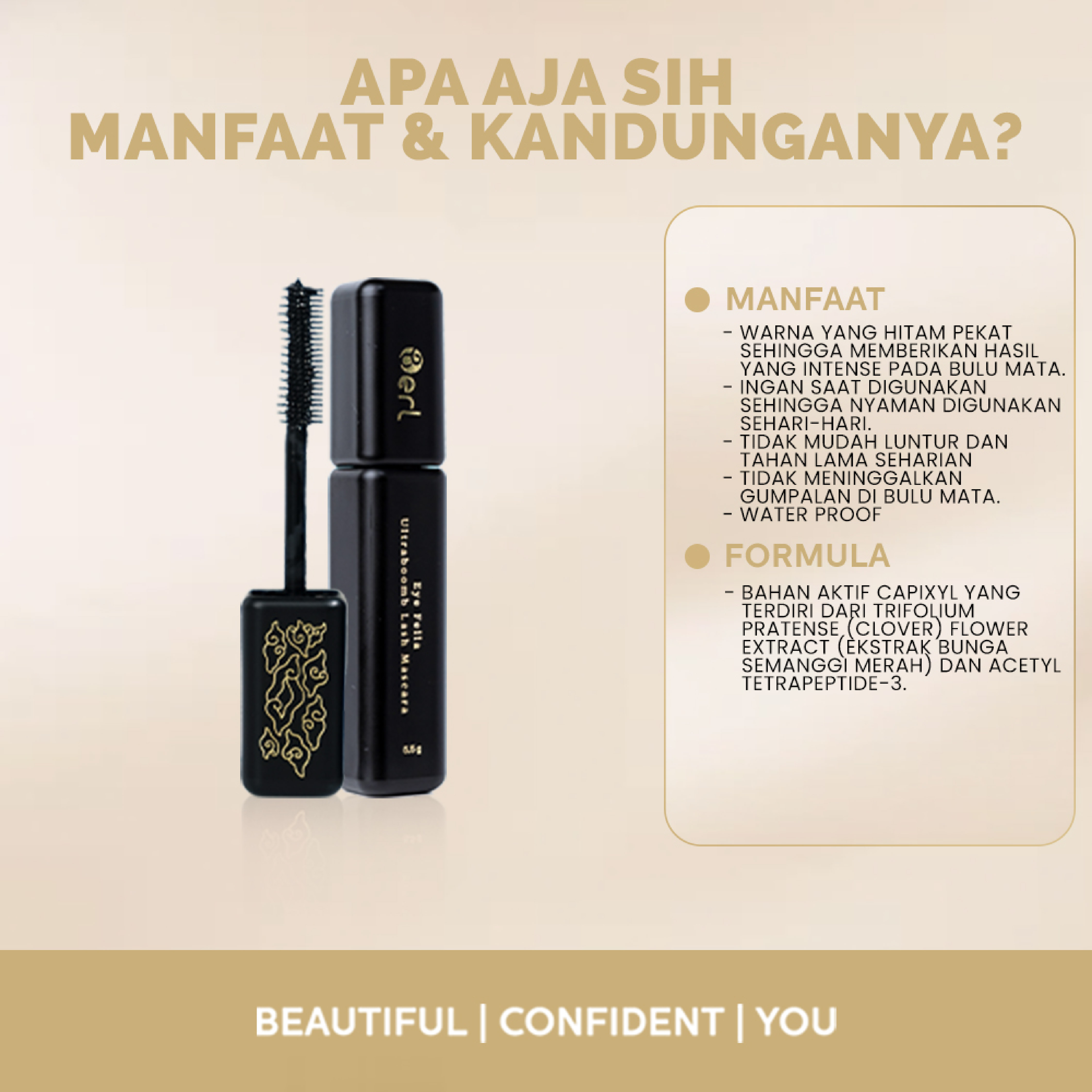 BUNDLING MASCARA EYEBROW DARK BROWN