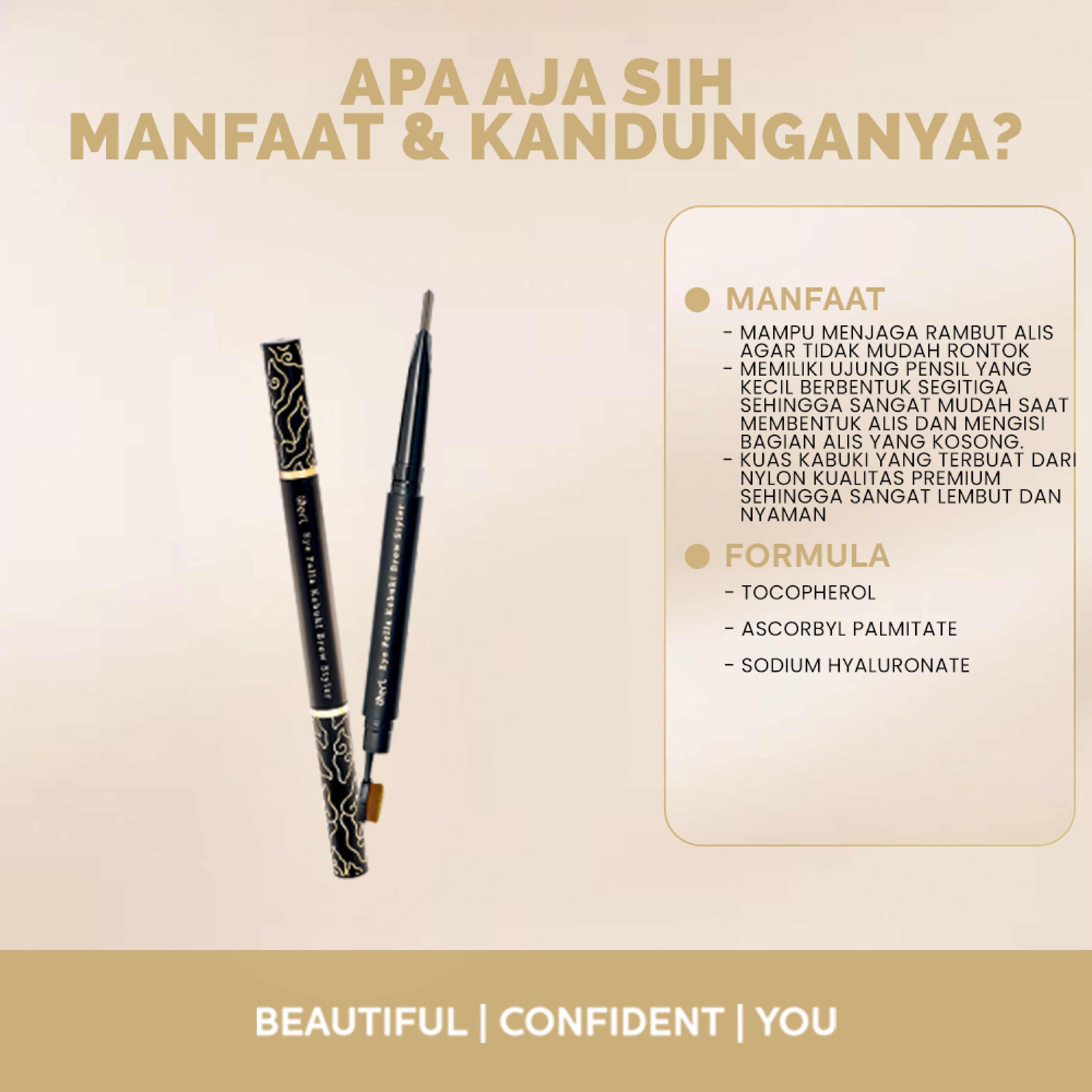 BUNDLING MASCARA EYEBROW DARK BROWN