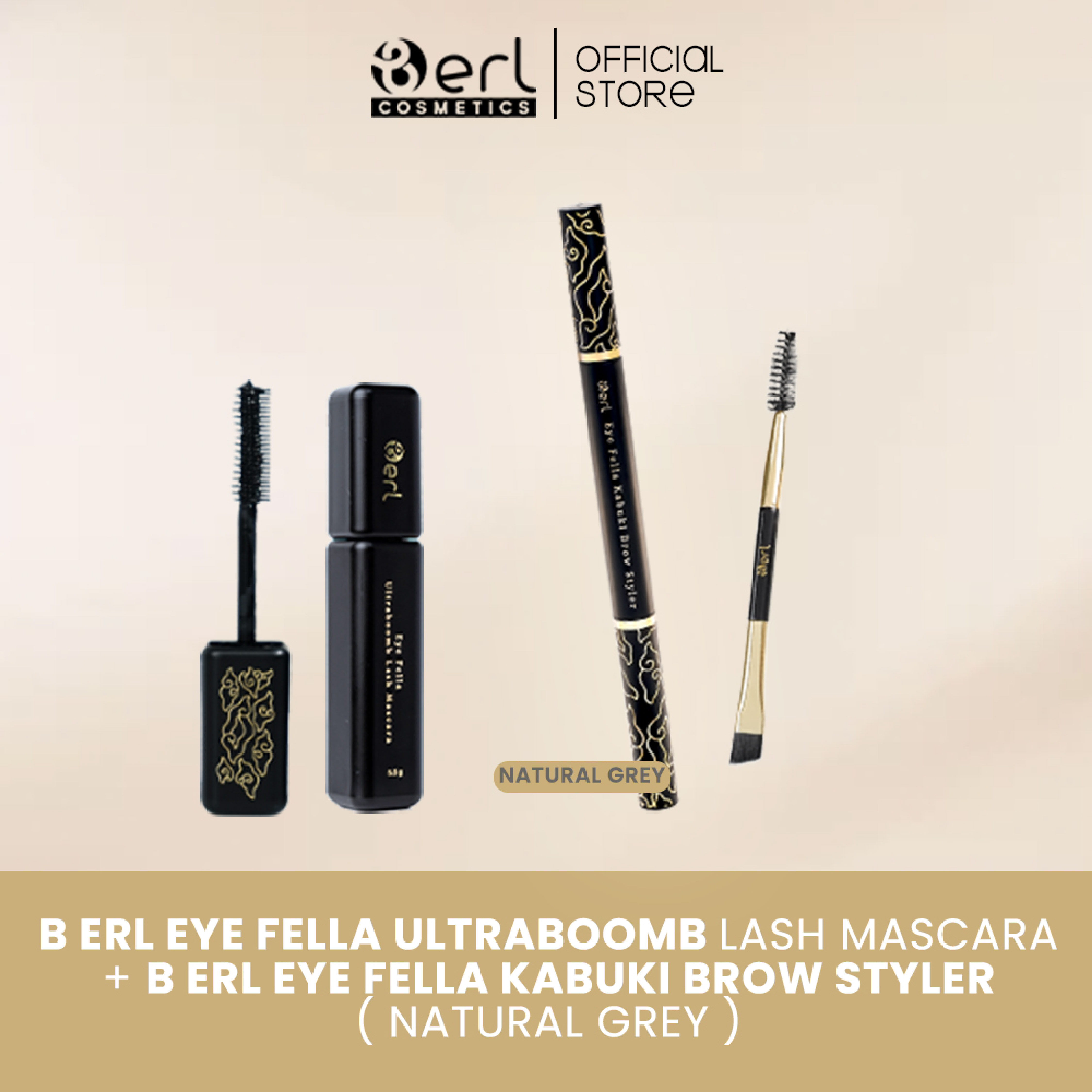 BUNDLING MASCARA EYEBROW NATURAL GREY
