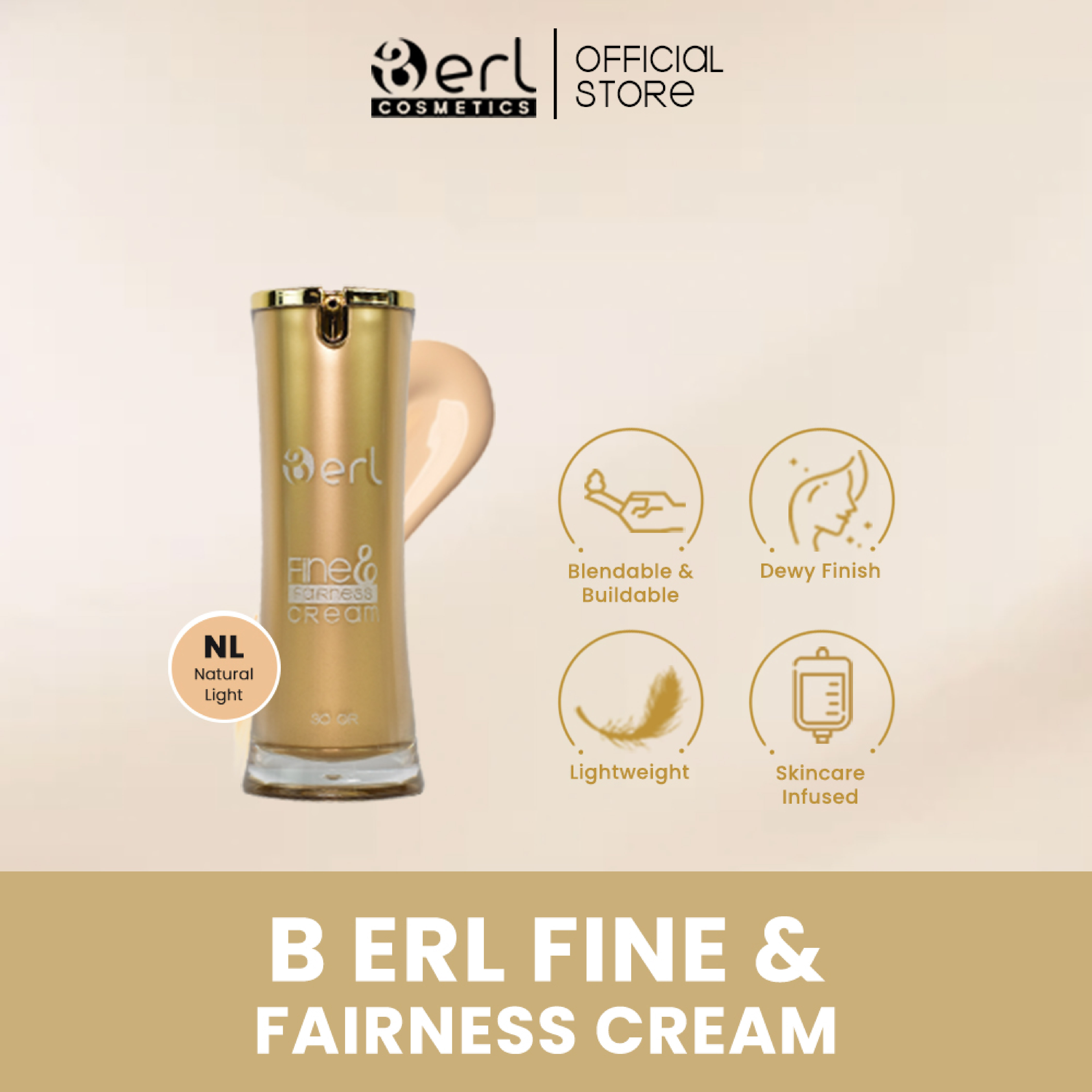 FINE AND FAIRNES CREAM NATURAL LIGHT