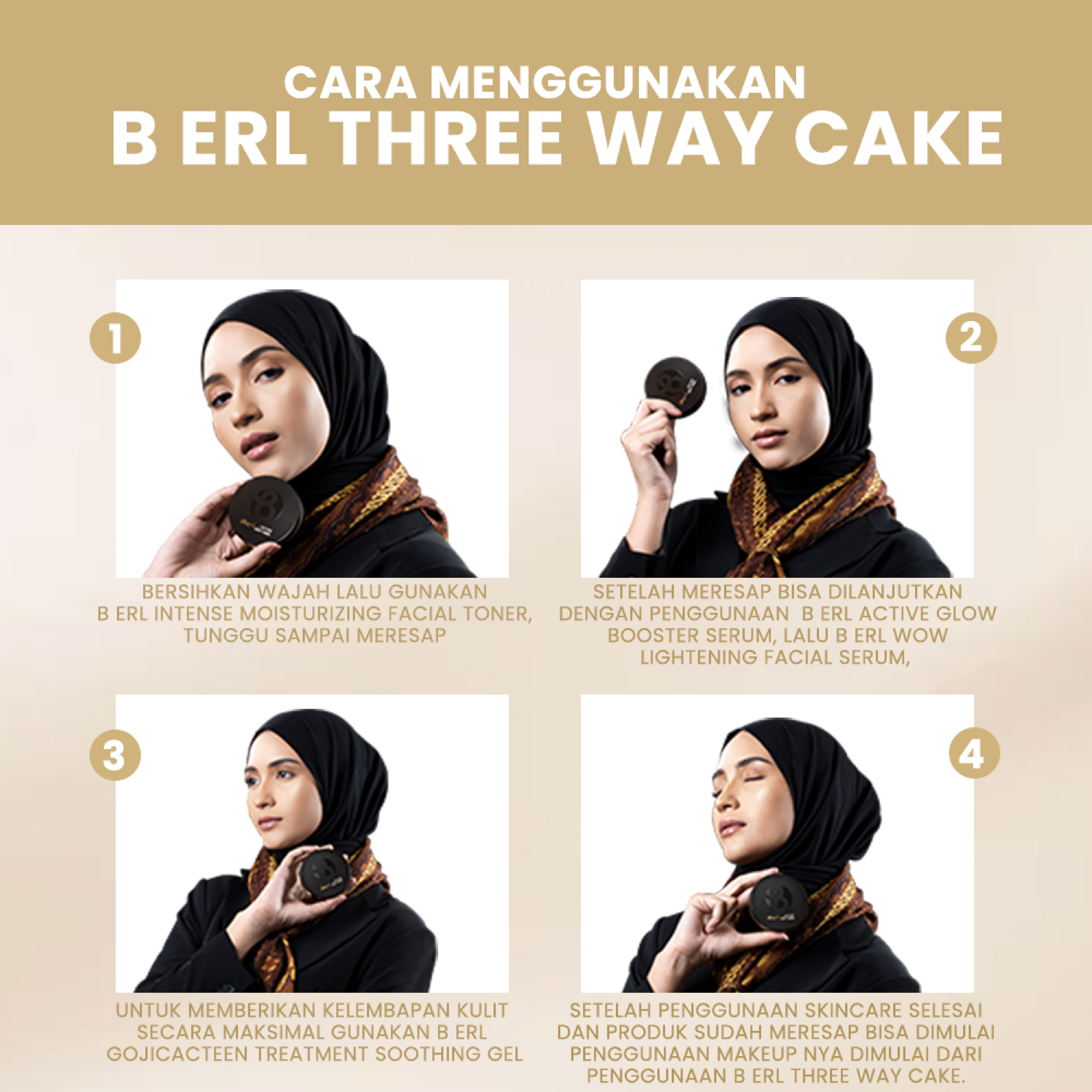 THREE WAY CAKE NATURAL LIGHT